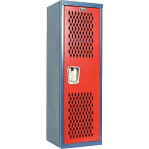 HALLOWELL HTL151548-1GR Home Team Locker Blue/Red Unassembled | AH6AWH 35UW39