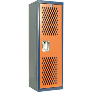 HALLOWELL HTL151548-1JH Home Team Locker Navy Blue/Orange | AH6AWJ 35UW40