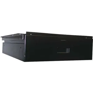 HALLOWELL HWB-BD-1824ME Drawer 18 Inch Width x 24 Inch Depth x 6 Inch Height Black | AH6AZR 35UX23