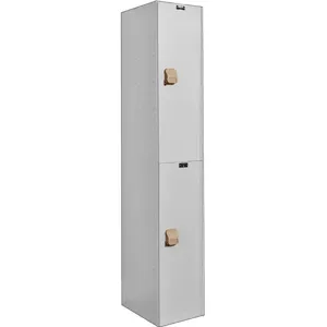 HALLOWELL MSPL1282-2A-WE Antimicrobial Wardrobe Locker Assembled | AC7XDM 38Y839