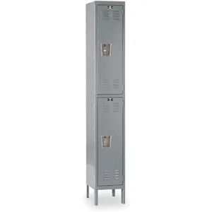 HALLOWELL U1228-2A-HG Wardrobe Locker (1) Wide (2) Openings | AD7XYF 4HB59