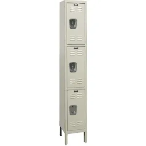 HALLOWELL U1288-3G-PT Wardrobe Locker (1) Wide (3) Openings | AD9VQT 4VEF4