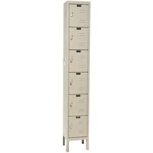 HALLOWELL U1228-6G-A-PT Box Locker Assembled 12 Inch Width 12 Inch D | AD7YMY 4HE59