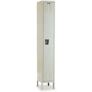 HALLOWELL U1548-1PT Wardrobe Locker (1) Wide (1) Opening | AA8UHW 1ABY7