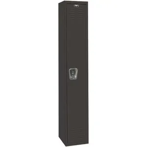 HALLOWELL U1282-1ME Black Tie Locker Black 12 Inch Width x 18 Inch Depth x 72 Inch Height | AH6AWN 35UW44