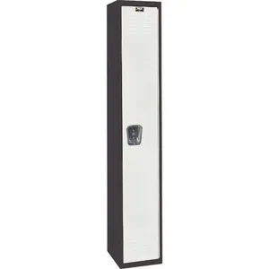 HALLOWELL U1282-1MP Black Tie Locker Black /Light Grey | AH6AWP 35UW45