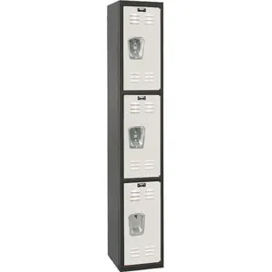 HALLOWELL U1282-3A-MP Black Tie Locker Black /Light Grey | AH6AXX 35UW75