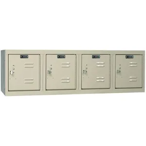 HALLOWELL U1482-4WM-A-PT Wall Mounted Box Locker 48 Inch Width 18 Inch D | AD9VWR 4VEX1