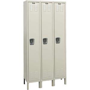 HALLOWELL U3258-1G-PT Wardrobe Locker (3) Wide (3) Openings | AD9VQD 4VED9