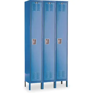 HALLOWELL U3288-1A-MB Wardrobe Locker (3) Wide (3) Openings | AD7XWX 4HB28