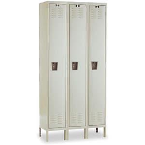 HALLOWELL U3518-1A-PT Wardrobe Locker (3) Wide (3) Openings | AA8URE 1AEF8