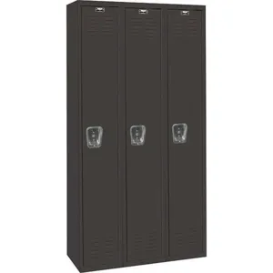 HALLOWELL U3282-1A-ME Black Tie Locker Black 36 Inch Width x 18 Inch Depth x 72 Inch Height | AH6AYC 35UW80