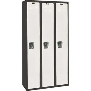 HALLOWELL U3282-1MP Black Tie Locker Black /Light Grey | AH6AXC 35UW57