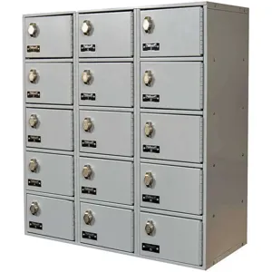 HALLOWELL UCTL392(30)-5A-PL Cell Phone Locker 27 Inch Width x 12 Inch Depth x 30-1/2 Inch Height | AH2XAJ 30LW04