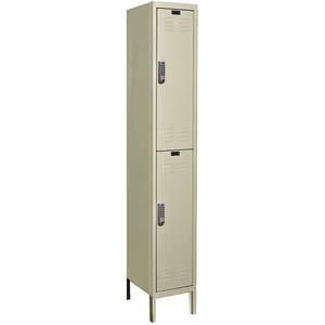 HALLOWELL UEL1258-2A-PT Wardrobe Locker (1) Wide (2) Openings | AC2ZPZ 2PGV1