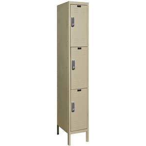 HALLOWELL UEL1258-3PT Wardrobe Locker (1) Wide (3) Openings | AC2ZPE 2PGT1