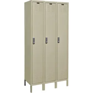 HALLOWELL UEL3288-1PT Wardrobe Locker (3) Wide (3) Openings | AC2ZNV 2PGR1