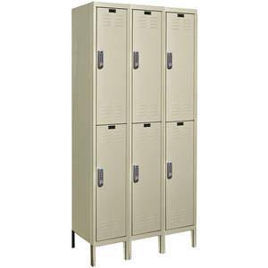 HALLOWELL UEL3288-2PT Wardrobe Locker (3) Wide (6) Openings | AC2ZPB 2PGR7