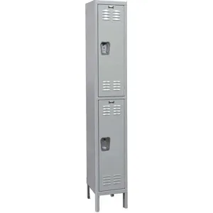 HALLOWELL UMS1588-2PL-AM Antimicrobial Wardrobe Locker Unassembled | AB3GDY 1RZT6