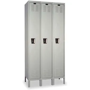 HALLOWELL UMS3588-1PL-AM Antimicrobial Wardrobe Locker Unassembled | AB3GDT 1RZT1