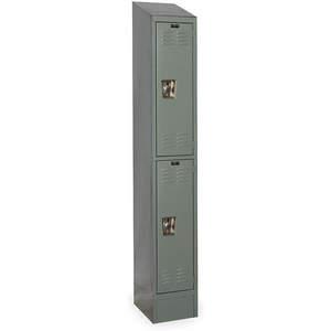 HALLOWELL URB1258-2ASB-HG Wardrobe Locker (1) Wide (2) Openings | AC2ZFF 2PFN5