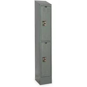 HALLOWELL URB1288-2ASB-HG Wardrobe Locker (1) Wide (2) Openings | AC2ZFH 2PFN9