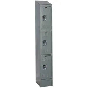 HALLOWELL URB1288-3ASB-HG Wardrobe Locker (1) Wide (3) Openings | AC2ZFP 2PFP8