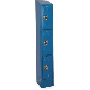 HALLOWELL URB1258-3ASB-MB Wardrobe Locker (1) Wide (3) Openings | AC2ZGN 2PFU3