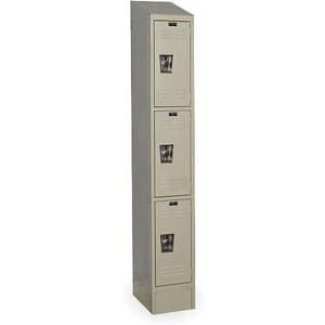 HALLOWELL URB1288-3ASB-PT Wardrobe Locker (1) Wide (3) Openings | AC2QEM 2LZA3