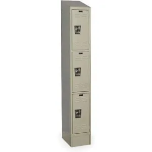 HALLOWELL URB1228-3ASB-PT Wardrobe Locker (1) Wide (3) Openings | AC2QEH 2LYZ8