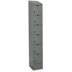 HALLOWELL URB1228-6ASB-HG Box Locker 12 Inch Width 12 Inch D 82 Inch Height | AC2ZFR 2PFR1