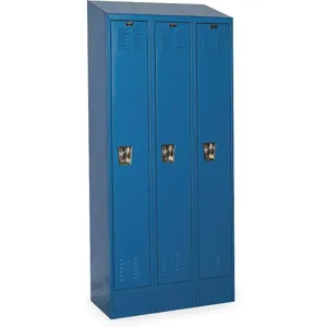 HALLOWELL URB3288-1ASB-MB Wardrobe Locker (3) Wide (3) Openings | AC2ZGD 2PFT3