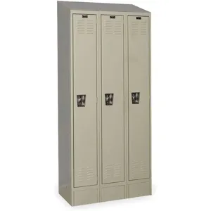 HALLOWELL URB3258-1ASB-PT Wardrobe Locker (3) Wide (3) Openings | AC2QDY 2LYY8