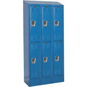 HALLOWELL URB3228-2ASB-MB Wardrobe Locker (3) Wide (6) Openings | AC2ZGF 2PFT5