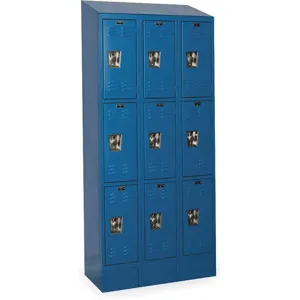 HALLOWELL URB3288-3ASB-MB Wardrobe Locker (3) Wide (9) Openings | AC2ZGR 2PFU6