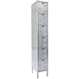 HALLOWELL USS1888-6 Box Locker 18 Inch Width 18 Inch D 78 Inch Height | AA6PDP 14L064