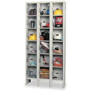 HALLOWELL USVP3258-6A-PT Box Locker (3) Wide (18) Person 6 Tier | AD8BNJ 4HU18