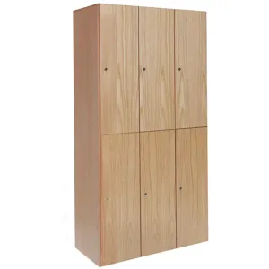 HALLOWELL UW3282-2A-W-RO Wardrobe Locker Assembled 2 Tier 1-point | AD8FKZ 4JWU9