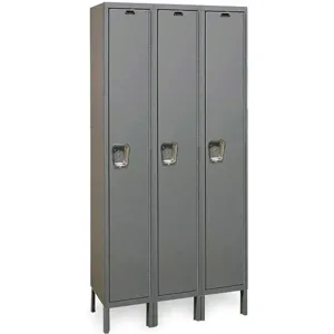 HALLOWELL UY3588-1A-HG Wardrobe Locker Assembled 1 Tier 1-point | AC2ZMP 2PGK9