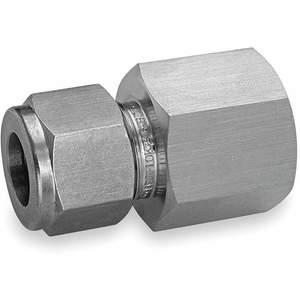 HAM-LET 766L-SS-6MM X 1/4 Connector 316 Stainless Steel Let-lok x F 6mm x 1/4in | AD6YQC 4CMR6