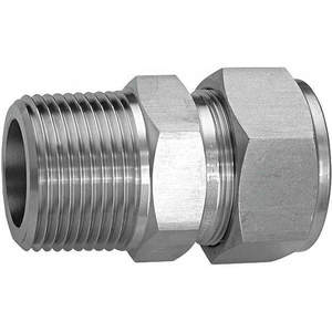 HAM-LET 768L-SS-8MM X 1/4 Connector 316 Stainless Steel Let-lok x M 8mm x 1/4in | AD6YPA 4CML8