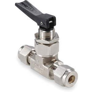 HAM-LET H-1200-SS-L-1/8 Stainless Steel Ball Valve Tube x Tube 1/8 In | AD3KNX 3ZVU1