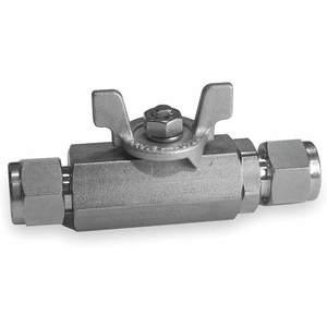HAM-LET H-700-SS-L-1/4-BH Stainless Steel Ball Valve Tube x Tube 1/4 In | AD3KNK 3ZVR8