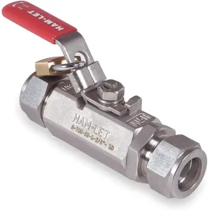 HAM-LET H-700-SS-L-1/4-T-LD Stainless Steel Ball Valve Tube x Tube 1/4 In | AD3KMZ 3ZVP7