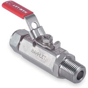 HAM-LET H-795-SS-NL-3/8 x 3/8-T-LD Stainless Steel Ball Valve Mnpt x Tube 3/8 In | AD3KNF 3ZVR4