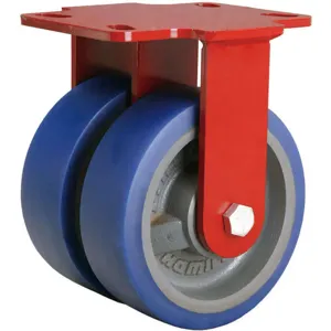 HAMILTON R-HS2-6SPB Dual Wheel Rigid Caster 1920 Lb 6 Inch Pureth | AB3VJG 1VHR8