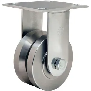 HAMILTON R-STA-4SVB V-groove Rigid Caster 800 Lb. 6 Inch Height | AB3MDG 1UBL6