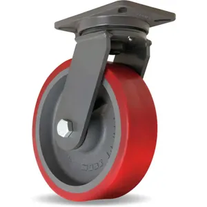 HAMILTON S-CH-13TRB Swivel Plate Caster 3600 Lb 10 Inch Dia | AG6WMN 49H548