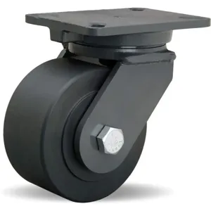 HAMILTON S-CH-63NYB Swivel Plate Caster 4000 Lb 6 Inch Dia | AG6WMP 49H549