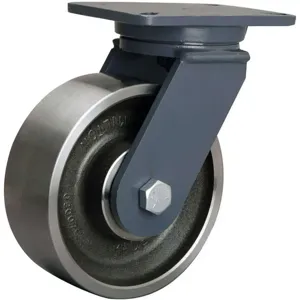 HAMILTON S-CH-83FSB Swivel Plate Caster 4000 Lb 8 Inch Diameter | AE6VQB 5VH12